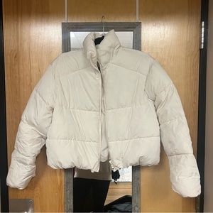 Zara Cropped Puffer